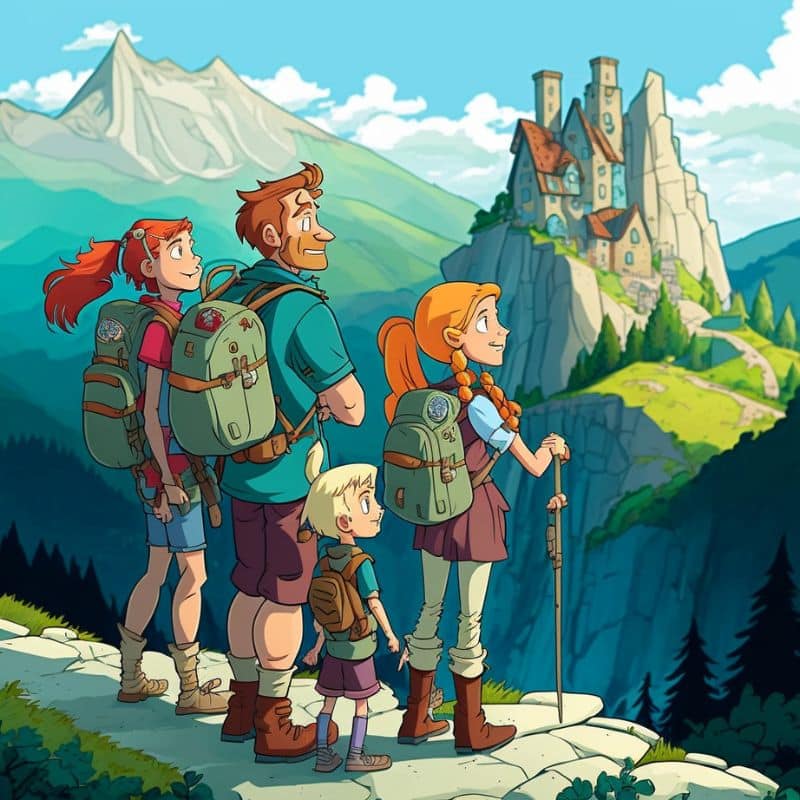 Utilisateurs de GeoGaming qui font un jeu de piste