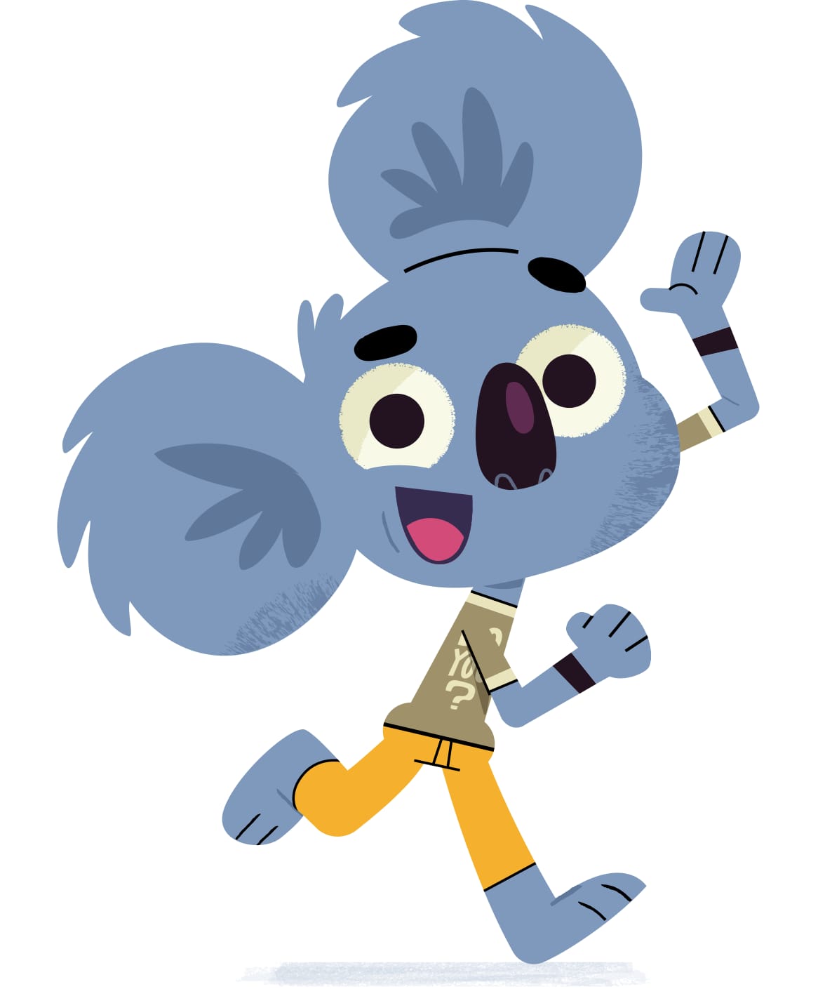 Koolaya, la mascotte de Sandaya, qui guide les familles