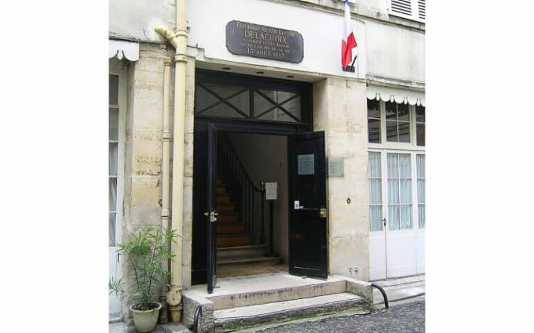 Photographie de l'atelier de l'artiste Delacroix - Musée Delacroix que vous pourrez retrouver dans notre parcours " Promenade à Saint Germain des Près"