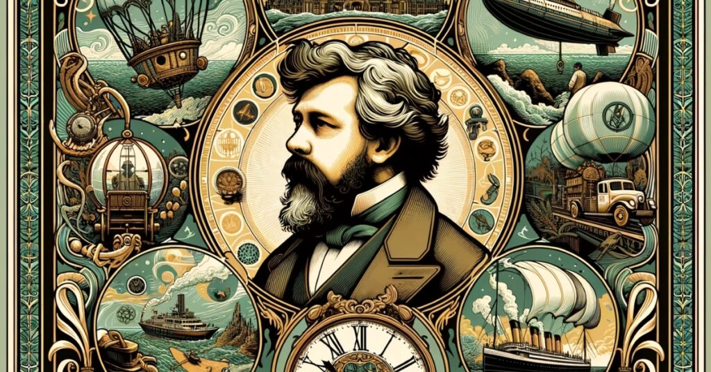 Image de présentation du modèle Jules Verne et la plume perdue