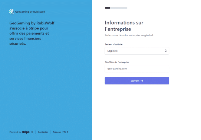 Illustration des informations entreprise à mettre