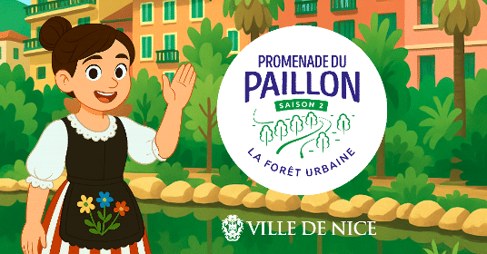 Image de présentation du jeu de piste Le Trésor du Paillon sur la promenade du paillon de Nice