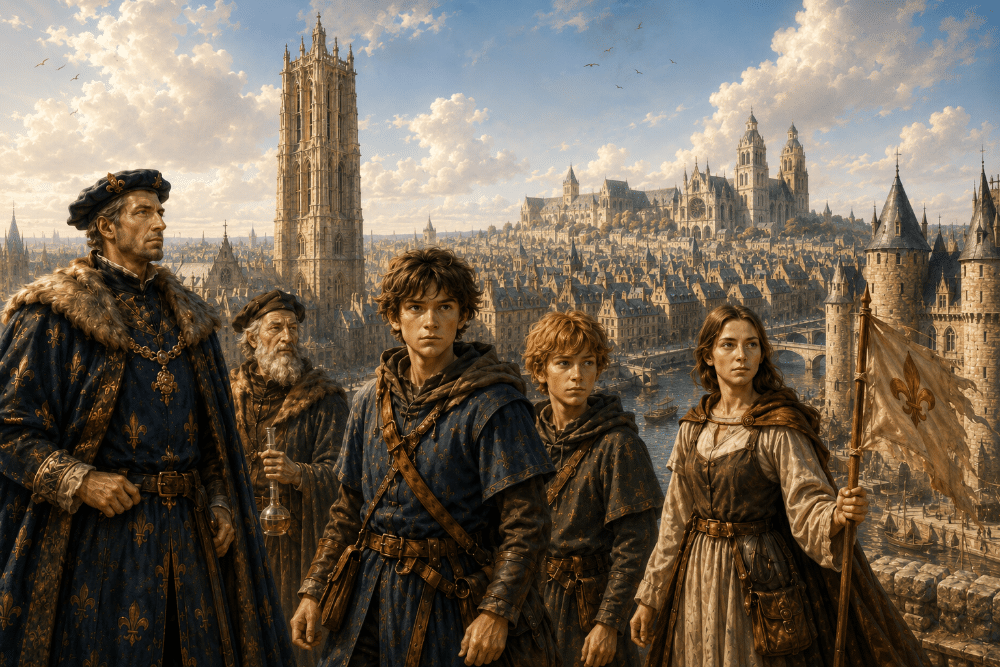 Image Le vol du Livre des Sceaux (thème Médiéval au coeur de Paris)