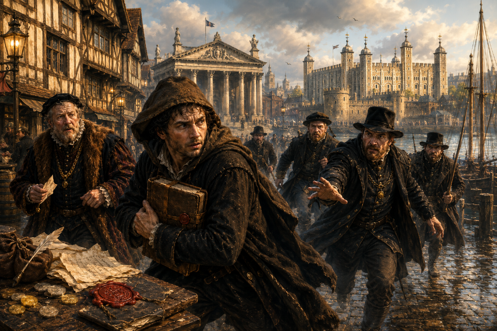 Image Le vol du Livre des Changes (thème Médiéval au coeur de Londres)