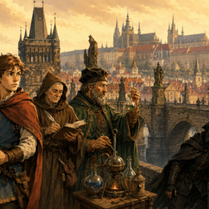 Image Le vol du Grimoire (thème Médiéval au coeur de Prague)