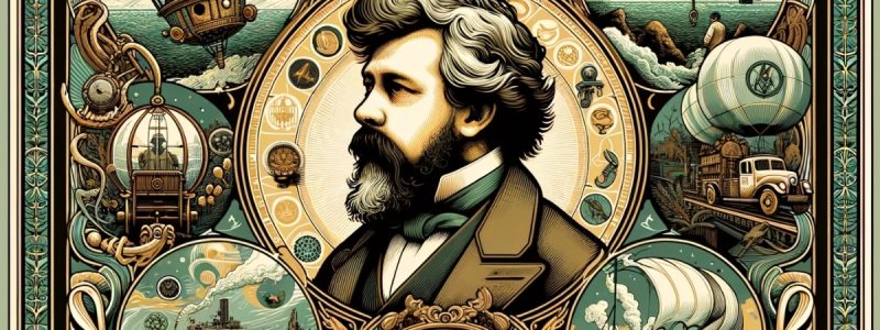 Image de présentation du modèle Jules Verne et la plume perdue